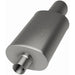 MagnaFlow stainless steel muffler with tip, 14x5x8 inches, featuring dual outlet, automotive exhaust part.
