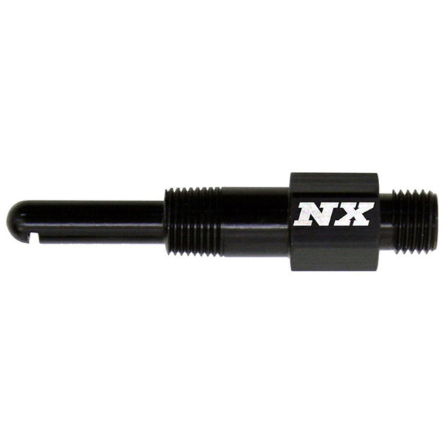 Nitrous Express single discharge dry nozzle with 1/8 NPT fitting, designed for nitrous oxide systems, visible in the image.