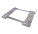 Pair of NRG seat brackets for 92-99 BMW E36 coupe, sturdy metal frames designed for secure seat mounting.