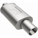 MagnaFlow muffler with tip, model RS 14X5X8, featuring polished exhaust tip and durable stainless steel construction.