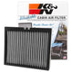 K&N Engineering cabin air filter for Chevy Cruze 2011-2015 and Cadillac SRX 2011-2016, clean and fresh air filtration.