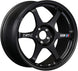 SSR Type-C forged black wheel with 18x9.5 inch size, +45 offset, 5-lug pattern, featuring a sleek sprint black finish.