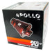 K&N Engineering Apollo Black 70mm OD cold air intake with flange and PP material, designed for improved engine airflow.