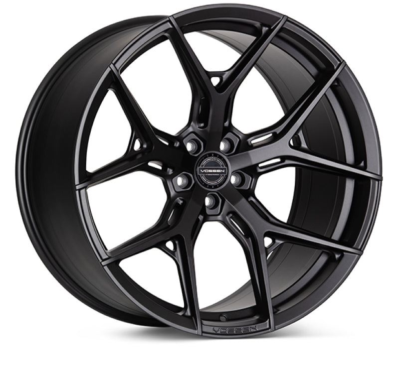 Vossen HF-5 20-inch forged wheel in matte gunmetal with 5x120 bolt pattern, 9-inch width, and ET35 offset.