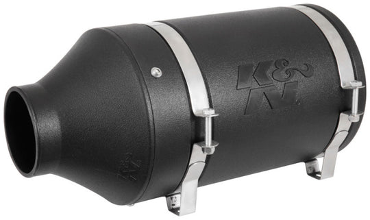K&N Engineering universal off-road cold air intake system with high-flow filter and durable black tubing.