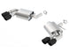 Borla axle back exhaust for 2016-2018 Chevy Camaro V8 SS in ceramic black, rear section with dual mode valve absence.