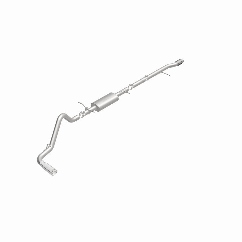 Magnaflow catback exhaust system for Chevy Silverado V8 5.3L, stainless steel, single rear exit, performance muffler, truck exhaust