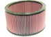 K&N Engineering round replacement air filter, 11-inch OD, 9-1/4-inch ID, 6-inch height, for drop-in air filter applications.