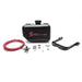 Snow Performance 2.5-gallon reservoir with brackets, check valve, and tubing for vehicle cooling or fueling systems.