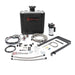 Snow Performance Stage 3 Boost Cooler Water Meth Kit with SS braided line and 4AN fittings for enhanced engine performance.