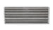 Vibrant universal oil cooler core, 4x12x2 inches, showcasing vibrant metal fins and fittings for efficient engine oil cooling.