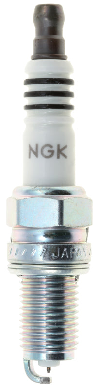 NGK Iridium IX spark plug box of 4, DCPR7EIX, showing four NGK spark plugs for vehicle ignition systems.