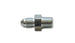 Steel Vibrant -3AN to 1/8 inch NPT straight adapter fitting with smooth threading and durable construction.