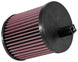 K&N Engineering drop-in air filter for 2016 Cadillac ATS-V V6-3.6L engine, showing the clean, reusable filter element.
