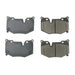 PowerStop Z16 Evolution ceramic brake pads for 2020 Chevrolet Corvette rear OE brake system, designed for enhanced stopping power.