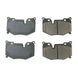 PowerStop Z16 Evolution ceramic brake pads for 2020 Chevrolet Corvette rear OE brake system, designed for enhanced stopping power.