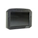 AEM CD-7 Carbon Flush Digital Dash Display gauge showing digital readouts on a sleek carbon-fiber face for vehicle dashboards.