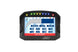AEM CD-5LG Carbon Logging Digital Dash Display with internal 10Hz GPS and antenna, showing gauges and digital readouts.