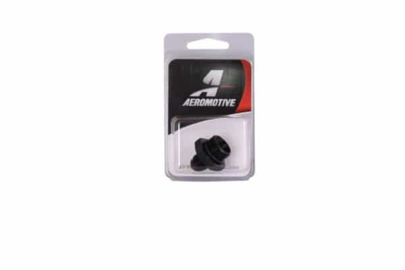 Aeromotive AN-8 to AN-10 flare union fitting for fuel and oil lines, made of durable metal for secure connections.