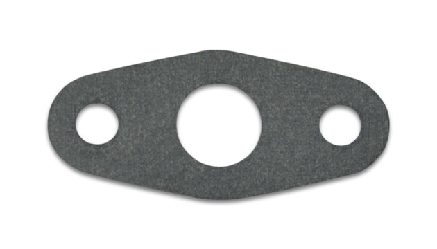 Vibrant oil drain flange gasket for engine, matching part 2853, made of durable material, shown in close-up view.