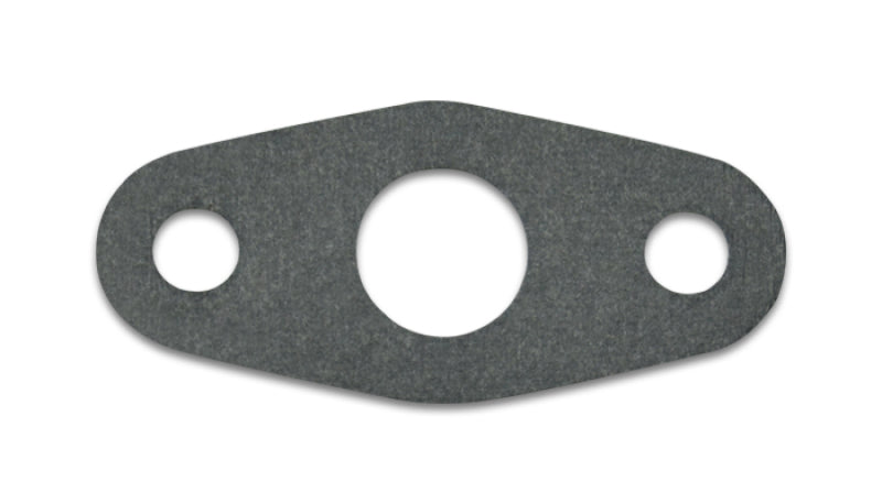 Vibrant oil drain flange gasket for engine, matching part 2853, made of durable material, shown in close-up view.