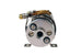 Aeromotive 700 HP EFI fuel pump in black, designed for high-performance fuel delivery, shown with mounting components and connectors.