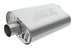 Borla CrateMuffler SBC Hot 350/383 oval S-type muffler with 3-inch offset/center inlet, 14x4.35x9 inches, black finish