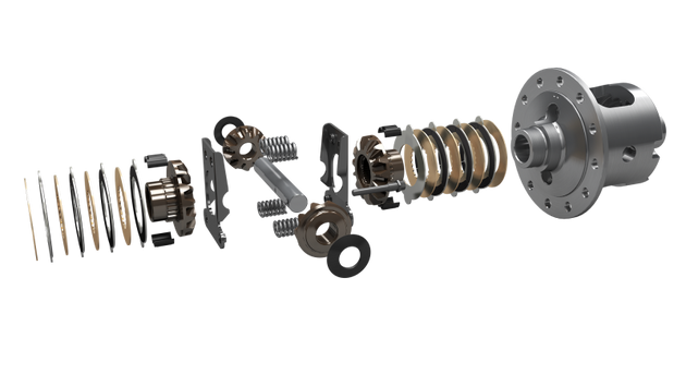 Eaton Posi Differential with 30 spline, 1.32-inch axle diameter, suitable for 2.73+ ratios, showing the differential unit.