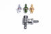 Radium Engineering Venturi Jet Pump Kit fittings with metal connectors and hoses, designed for automotive or racing applications.