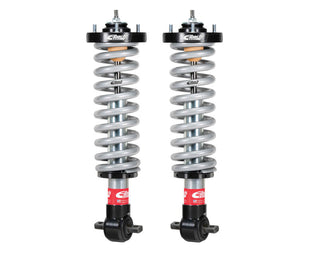Eibach Pro-Truck Coilover 2.0 front suspension for 2014-2018 Chevy Silverado 2WD/4WD, showing coilover assembly and logo
