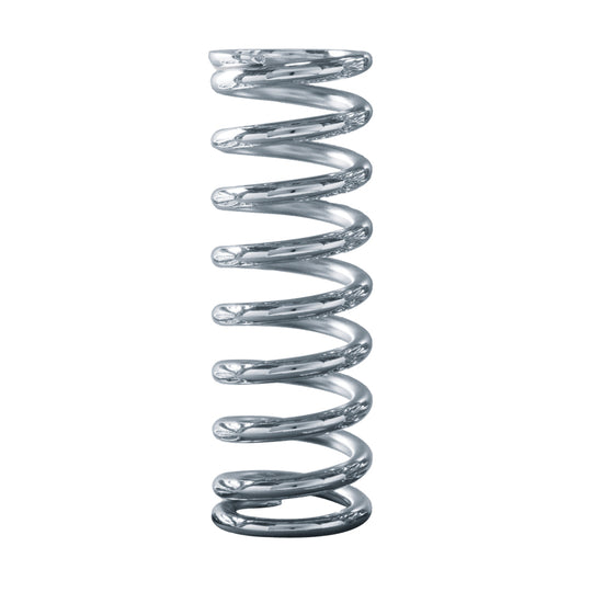 QA1 coilover spring, 2.5-inch ID, 8-inch length, 200 lbs/in, chrome plated suspension spring for automotive use