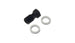 Vibrant M10 x 1.5 banjo bolt fitting with 20mm length, used for fluid connections in automotive or plumbing applications.