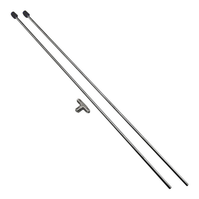 Nitrous Express plumbing kit hoses for dual vent purge system, featuring durable fittings and flexible tubing.