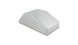 Vibrant I/C end tank for forced induction, 6-inch wide, 12-inch long, 4-inch tall, made of 5052 aluminum, with horizontal I/C core