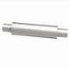 MagnaFlow Mag SS muffler with 14x4x4 inch size and dual 2.25x2.25 inch inlet and outlet pipes, shown in the image.