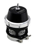 Turbosmart Power Port Black blow off valve with sleek black finish and compact design for turbocharged vehicles.