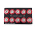 NRG Fender Washer Kit with red rivets for plastic, set of 10, automotive hardware kit including washers and rivets.