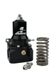 Aeromotive fuel pressure regulator with 30-120 PSI range, .500 valve, dual AN-10 inlets and bypass, for automotive performance.