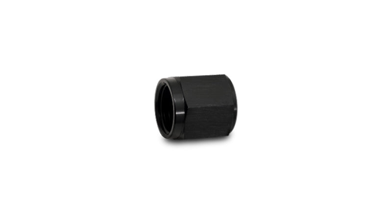 Vibrant aluminum -3AN tube nut fitting, fitting for high-performance fluid connections, with a vibrant finish and precise threading.