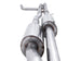 AWE Tuning 4th Gen GM 1500 6.2L catback exhaust with split rear exit and quad chrome tips on a pickup truck.