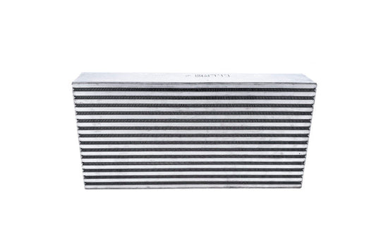 Garrett 1000 HP air intercooler CAC with 23.72in x 12.02in x 3.82in aluminum core for high-performance turbocharged engines.