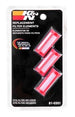 K&N Engineering universal replacement fuel filter with 3.375-inch length and 1.125-inch outer diameter, designed for fuel filtration.