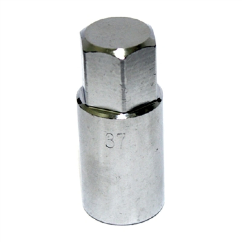 Rays Key Number 37 replacement key for L42 long type wheel accessory, showing the metal key blade and plastic head.