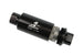 Aeromotive In-Line Fuel Filter AN-10 black with 100-micron filtration, designed for automotive fuel systems.