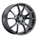 Forgestar CF5V 19x10 satin black cast wheel with 5x120.65 bolt pattern, ET30 offset, and 6.7-inch backspacing.