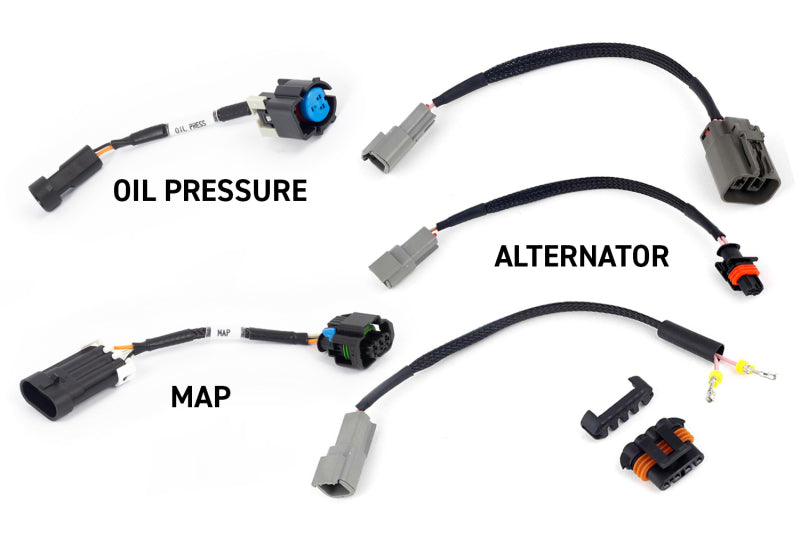 Haltech NEXUS Rebel LS Gen IV 6-Pin DBW Throttle and EV6 Injectors for manual transmission, shown in a sleek automotive tuning setup.