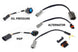 Haltech NEXUS Rebel LS Gen IV 6-Pin DBW Throttle and EV6 Injectors for manual transmission, shown in a sleek automotive tuning setup.