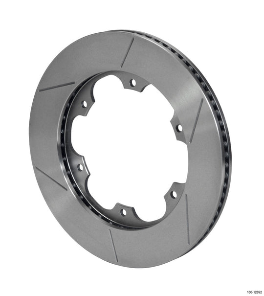 Wilwood GT72 SPC-37 11-inch by 0.810-inch 2-piece brake rotor with 6 on 6.25-inch bolt pattern, shown in image.