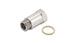 Vibrant O2 sensor fitting made of T304 stainless steel with brass washer for automotive exhaust systems.