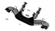 Borla 20-23 Chevy Corvette 6.2L V8 AT catback exhaust with black chrome tips, featuring 3-inch ATAK performance design.